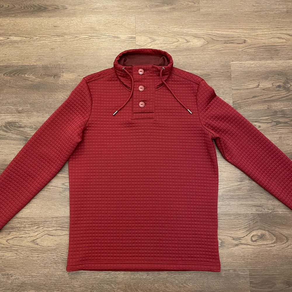 Boston Traders Red Funnel Neck Sweatshirt